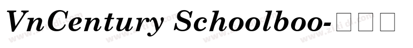 VnCentury Schoolboo字体转换